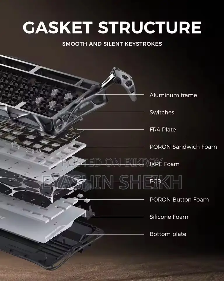 Computer Keyboard Gravastar Pro Cyberpunk