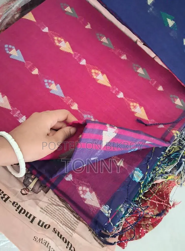 পূজা স্পেশাল অফার! প্রিমিয়াম টাঙ্গাইল জামদানি শাড়ি (ব্লাউজ পিস সহ)
