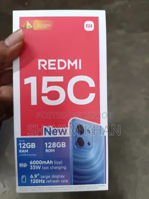 Xiaomi Redmi 15C 4G 128 GB Black