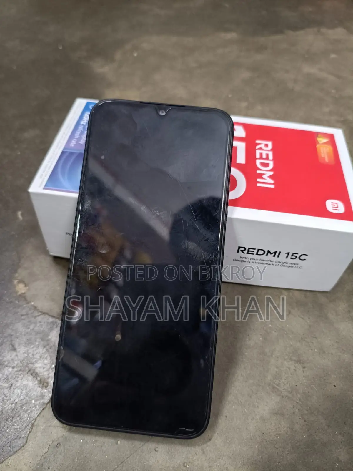 শাওমি রেডমি ১৫সি ৪জি ১২৮ জিবি ব্ল্যাক
