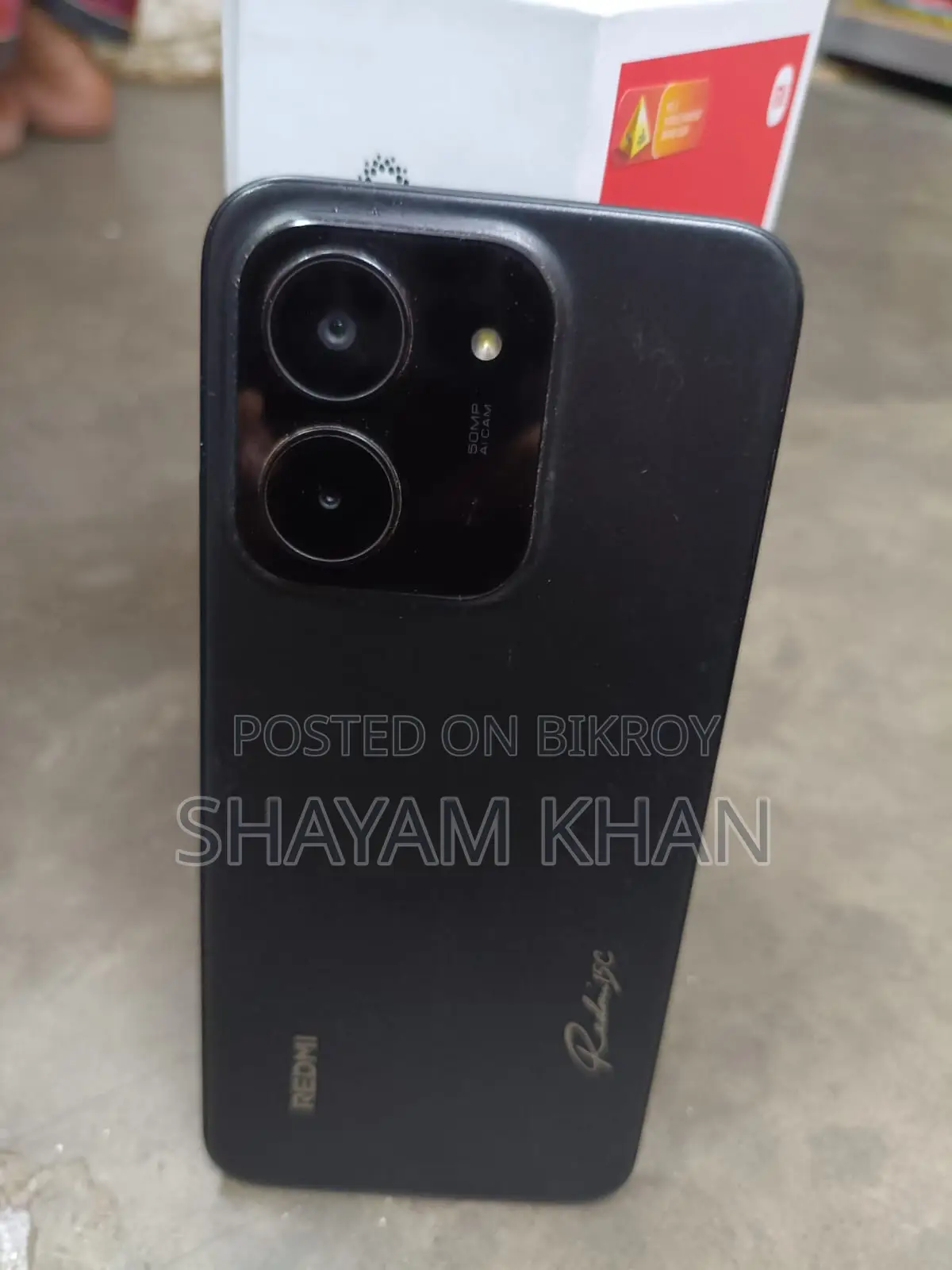 শাওমি রেডমি ১৫সি ৪জি ১২৮ জিবি ব্ল্যাক