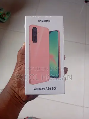 নতুন স্যামসাং গ্যালাক্সি এ২৬ ২৫৬ জিবি পিংক