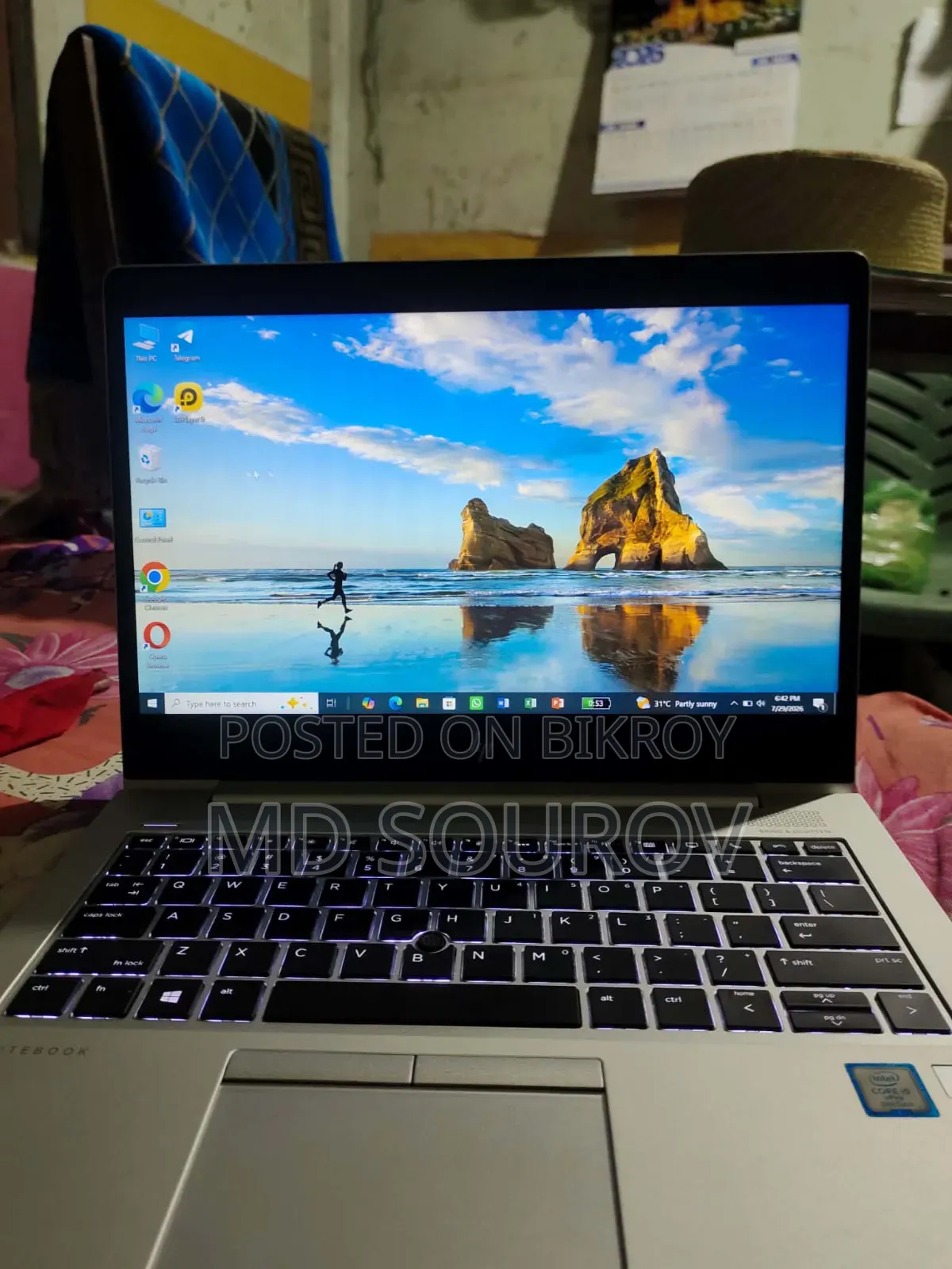 Laptop HP EliteBook 830 G5 8GB Intel Core I5 SSD 256GB