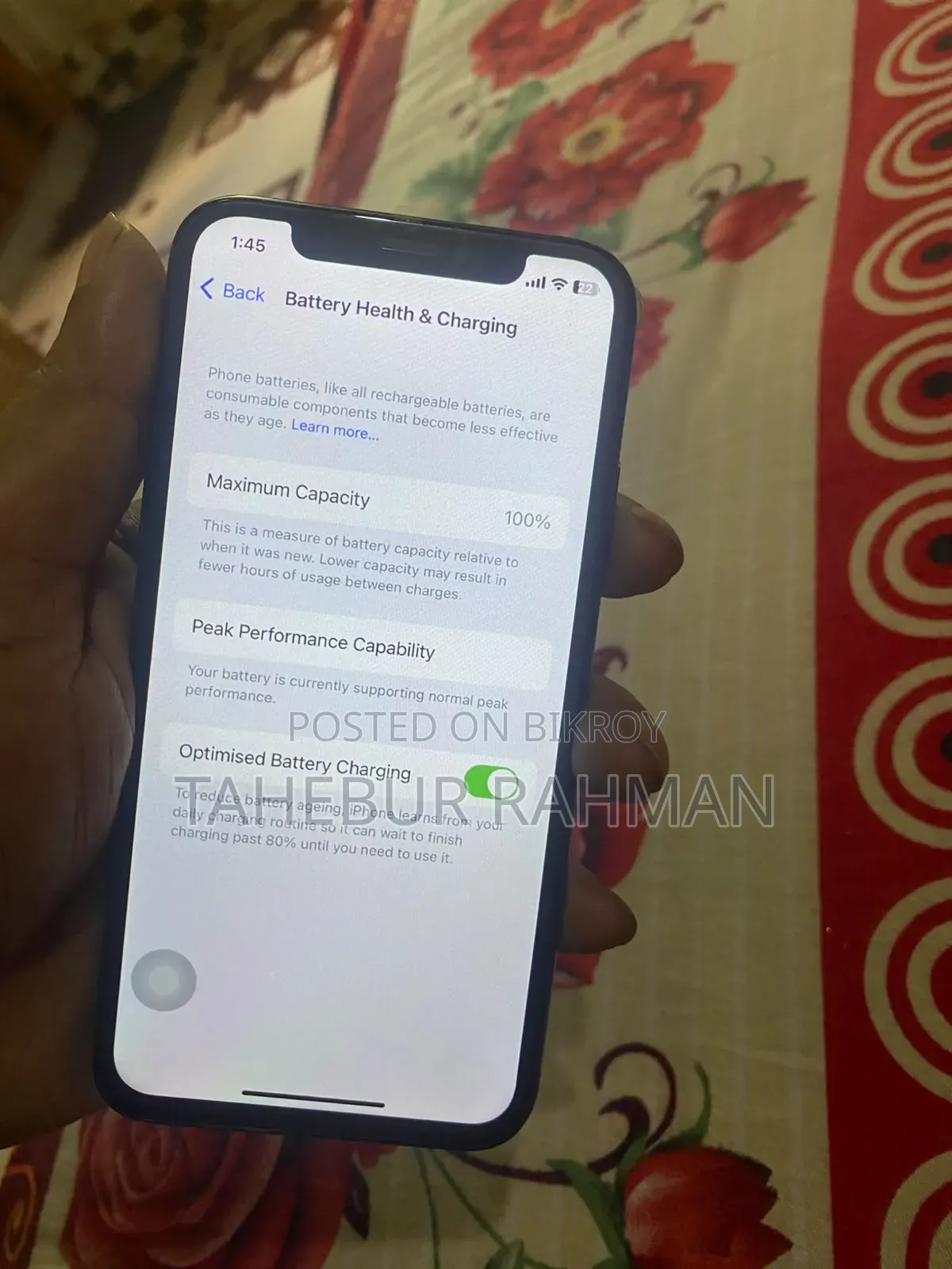 Apple iPhone X 64 GB Black
