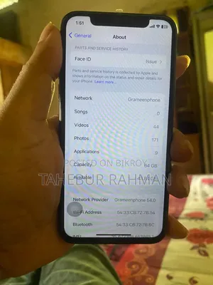 Apple iPhone X 64 GB Black