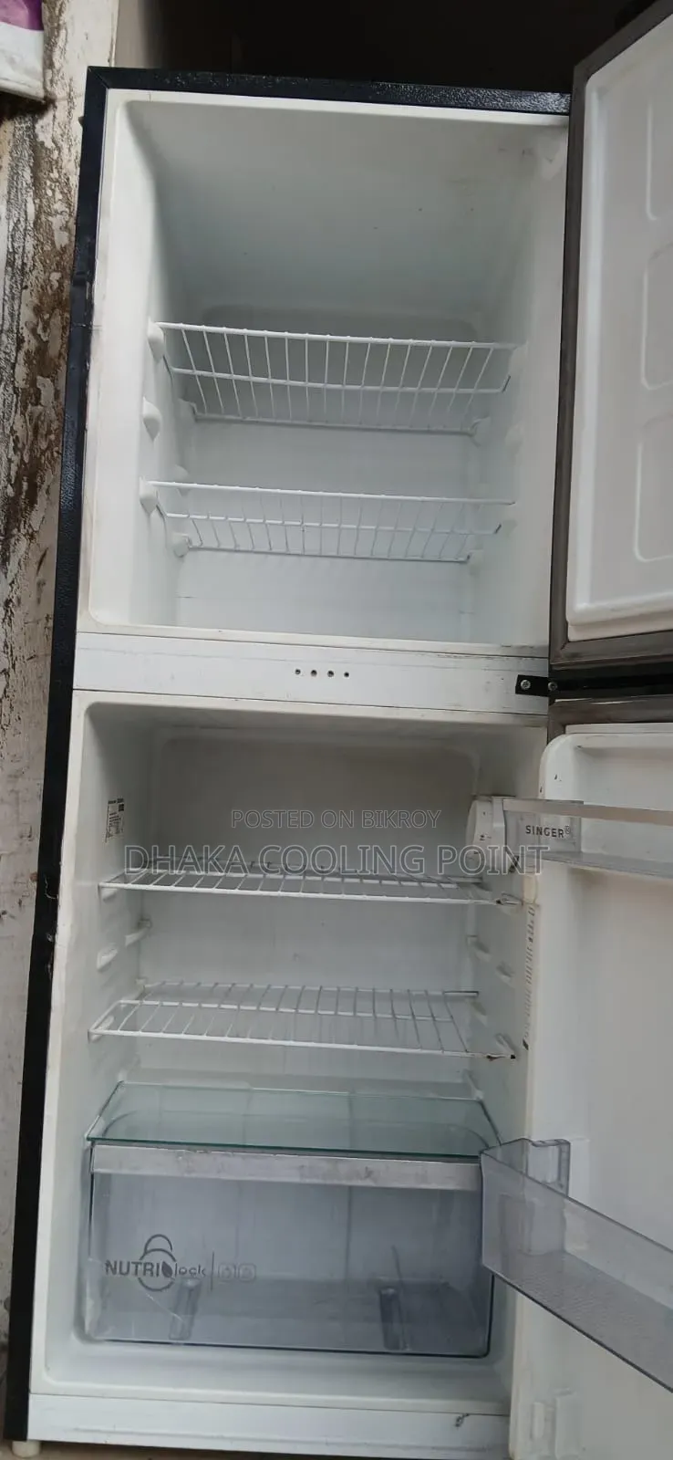 Singer 230 Liter Glass Door Fridge