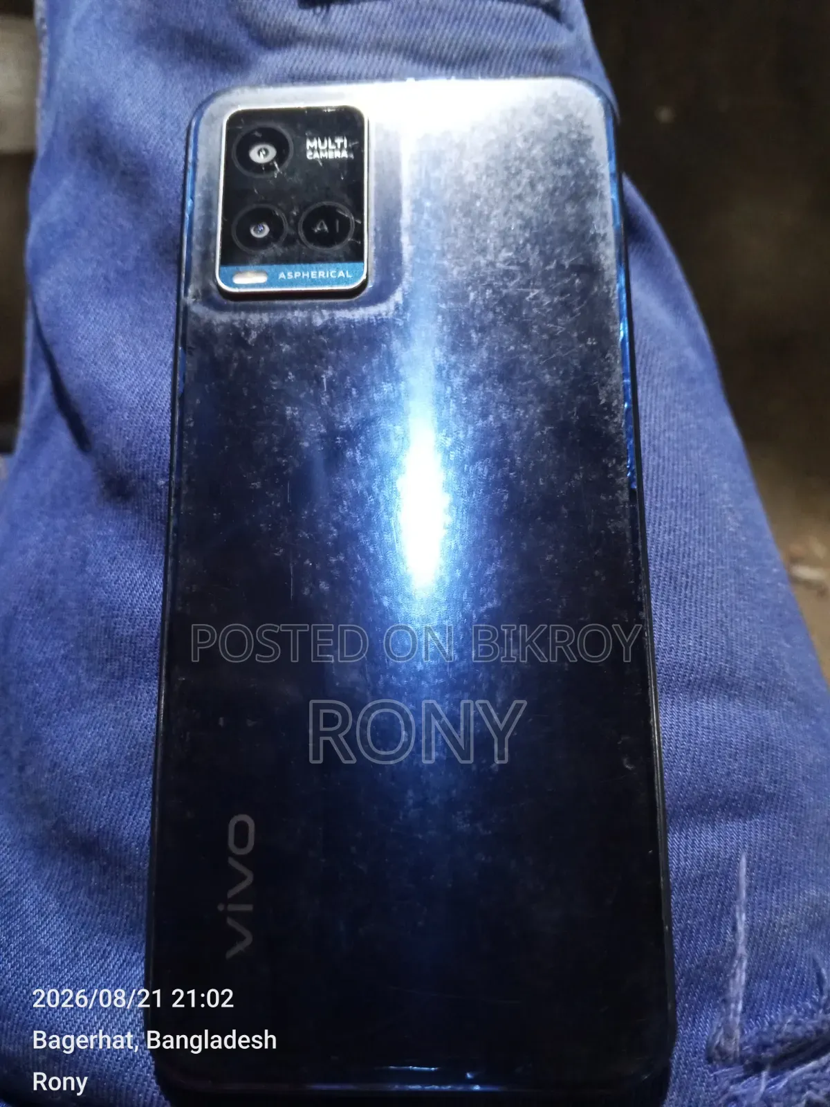 Vivo Y21 64 GB Blue