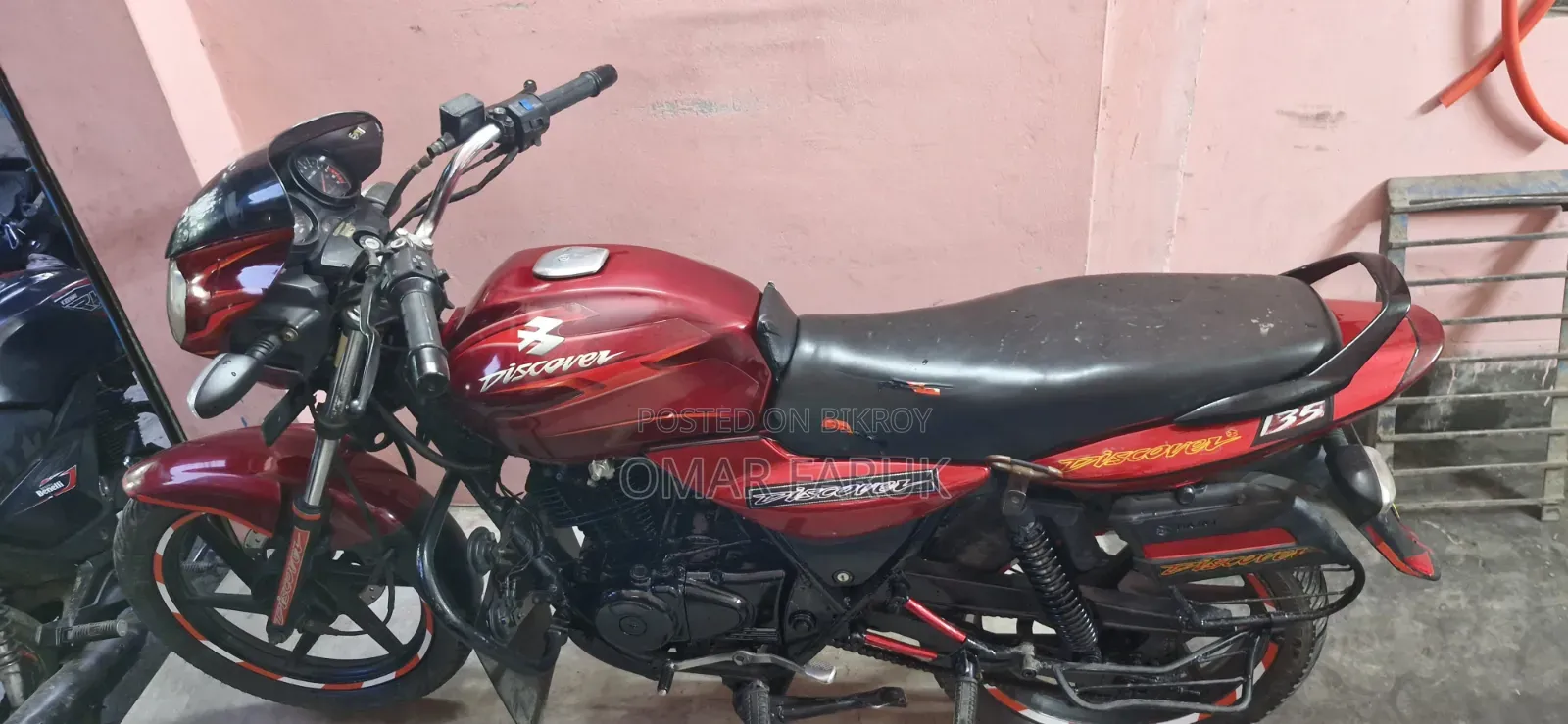 Bajaj Discover 135 2010 Red