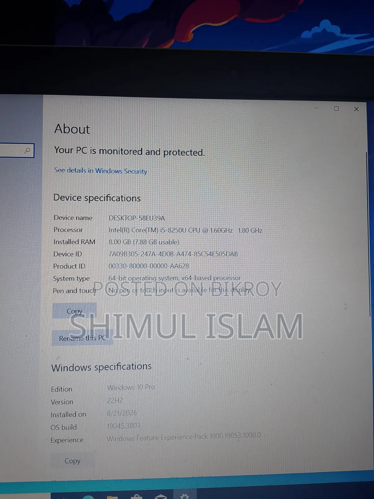 Laptop Lenovo Ideapad 3 8GB Intel Core I5 SSD 256GB
