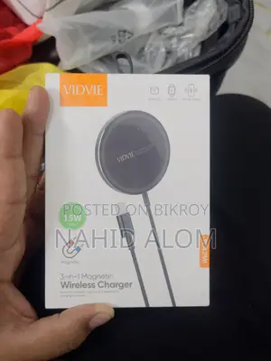 VIDVIE WLC1426 3-in-1 Magnetic Wireless Charger – Brand New