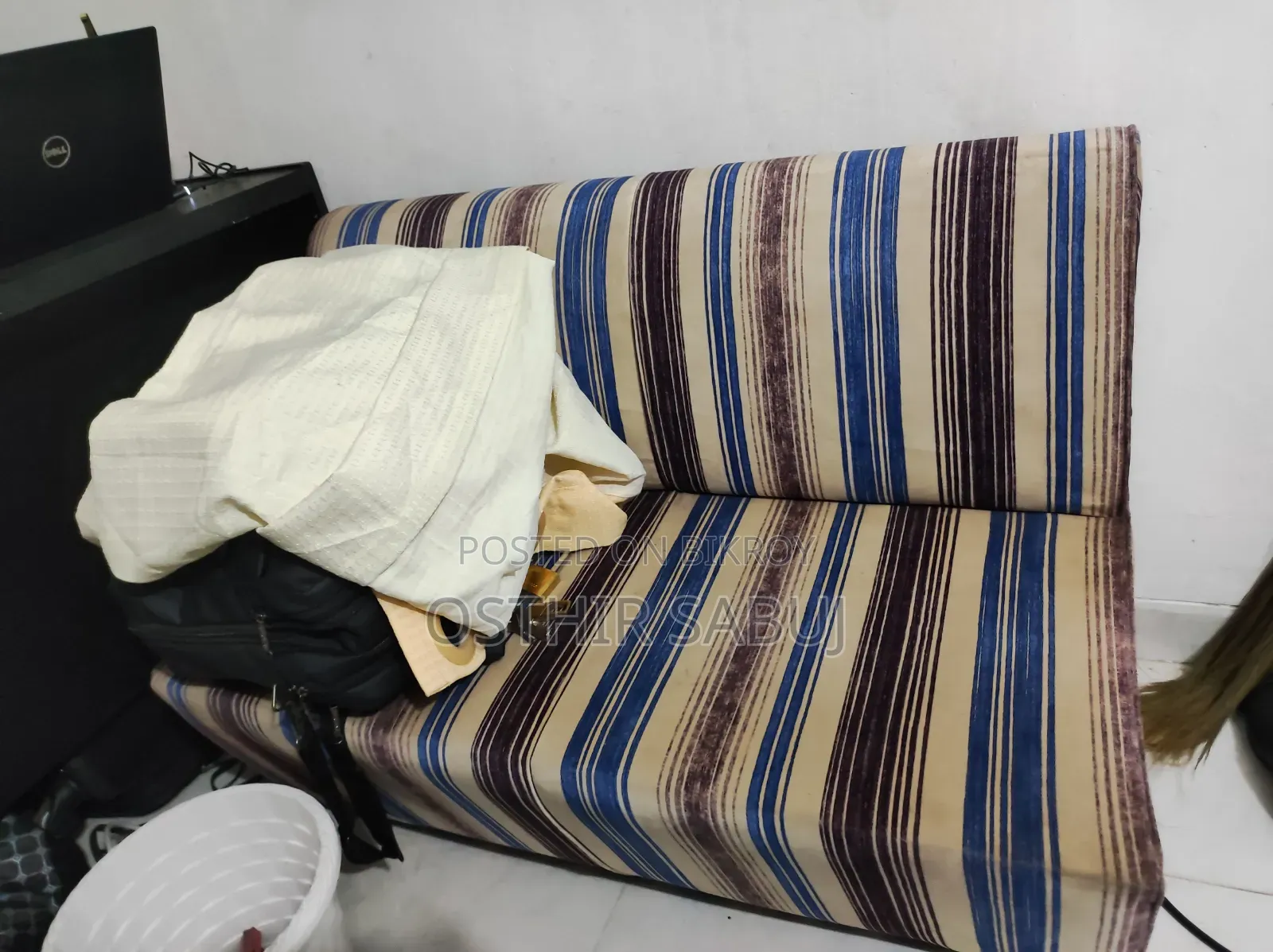 The sofa is sold