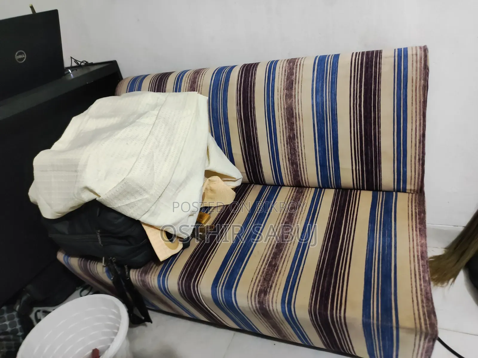 The sofa is sold