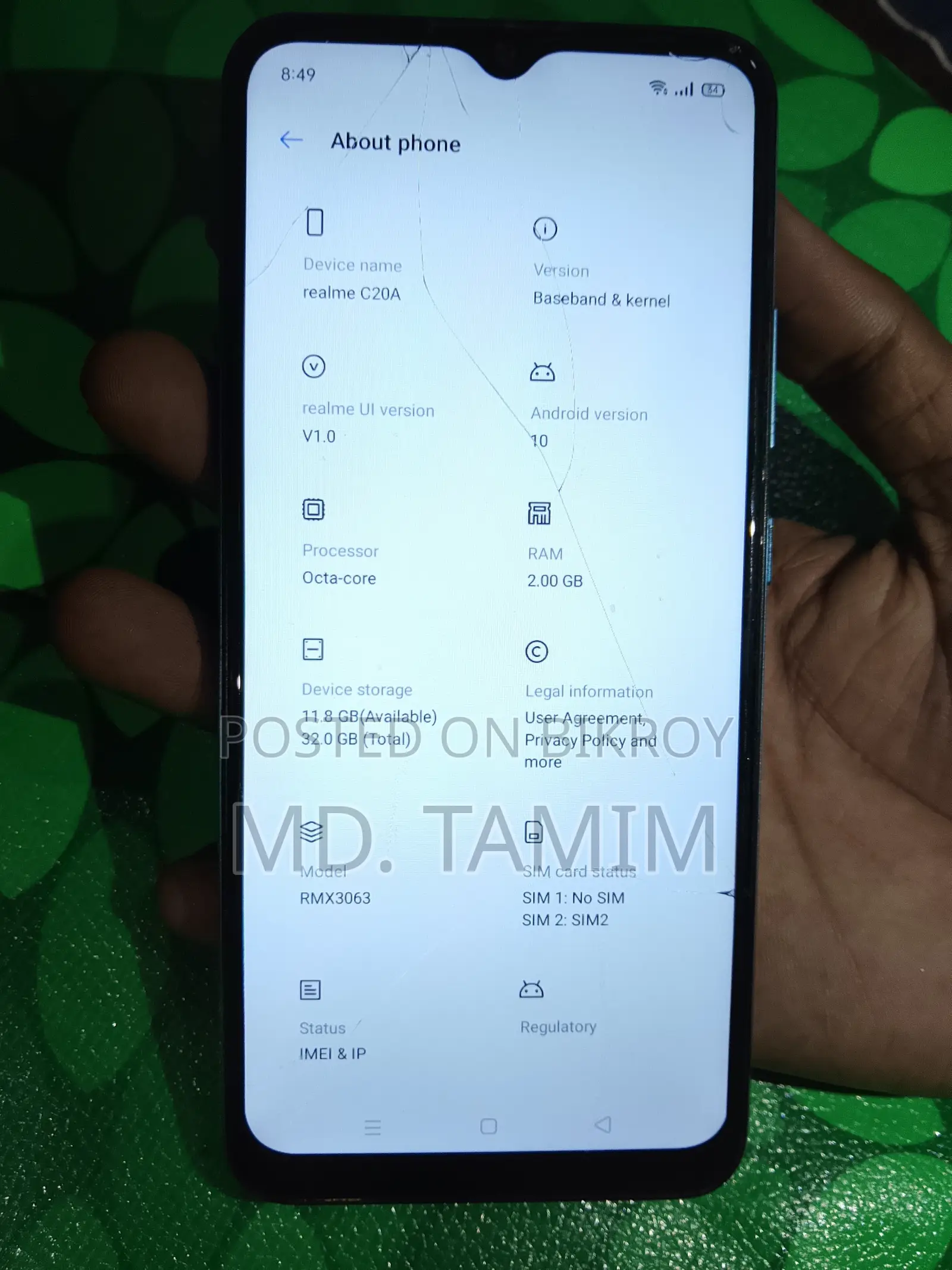 Realme C2 32 GB Blue