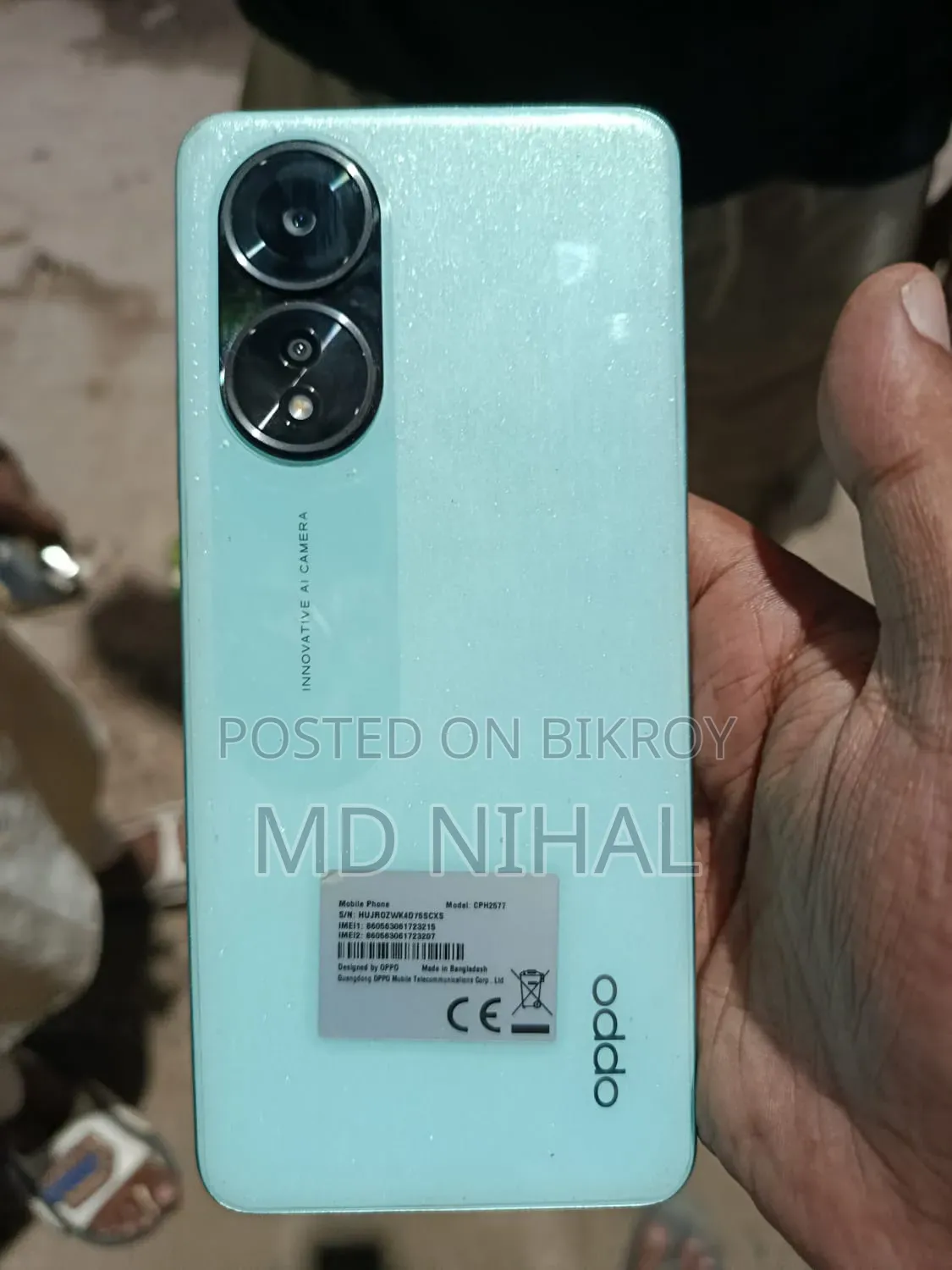 New Oppo A58 128 GB