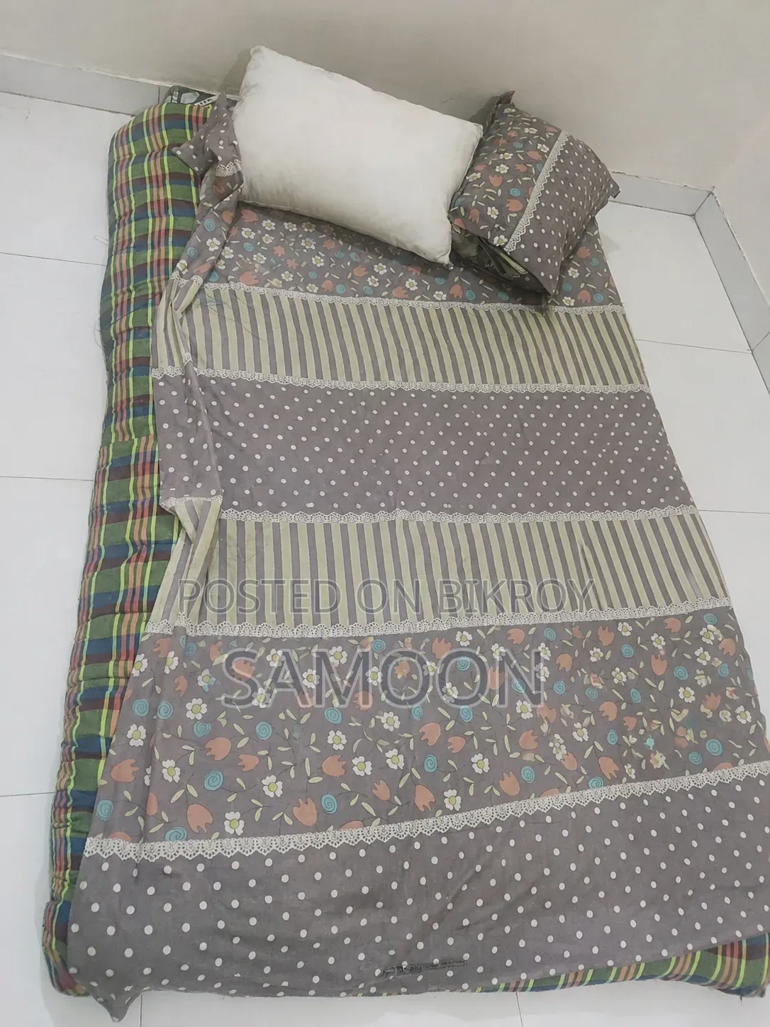 Orthopedic Mattress With Tosok and 2 Pillows Up for Sell. Location:I B