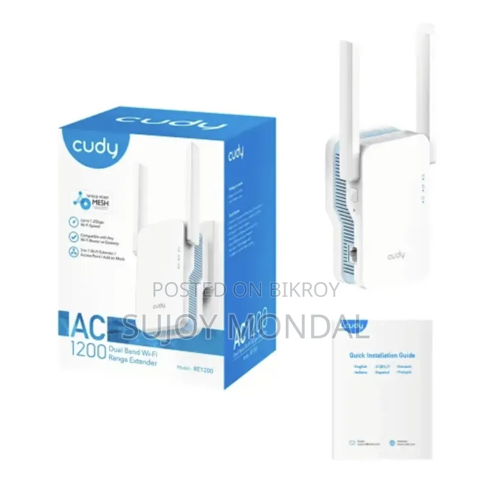 Cudy RE1200 Wi-Fi Range Extender