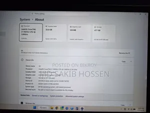 Laptop HP ZBook Firefly 15 G7 32GB Intel Core I7 SSD 512GB