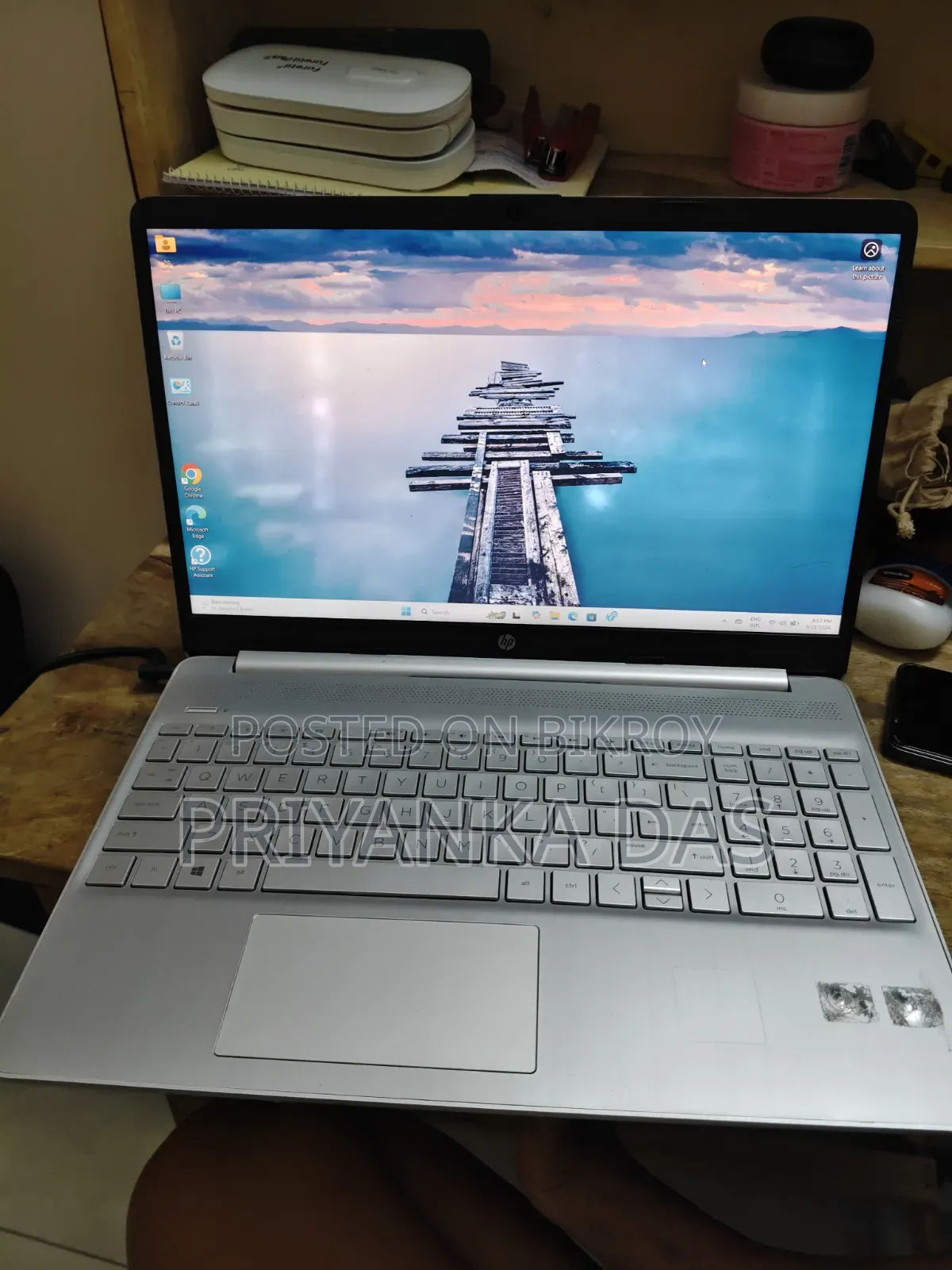 Laptop HP 15s 4GB AMD Ryzen 3 SSD 512GB