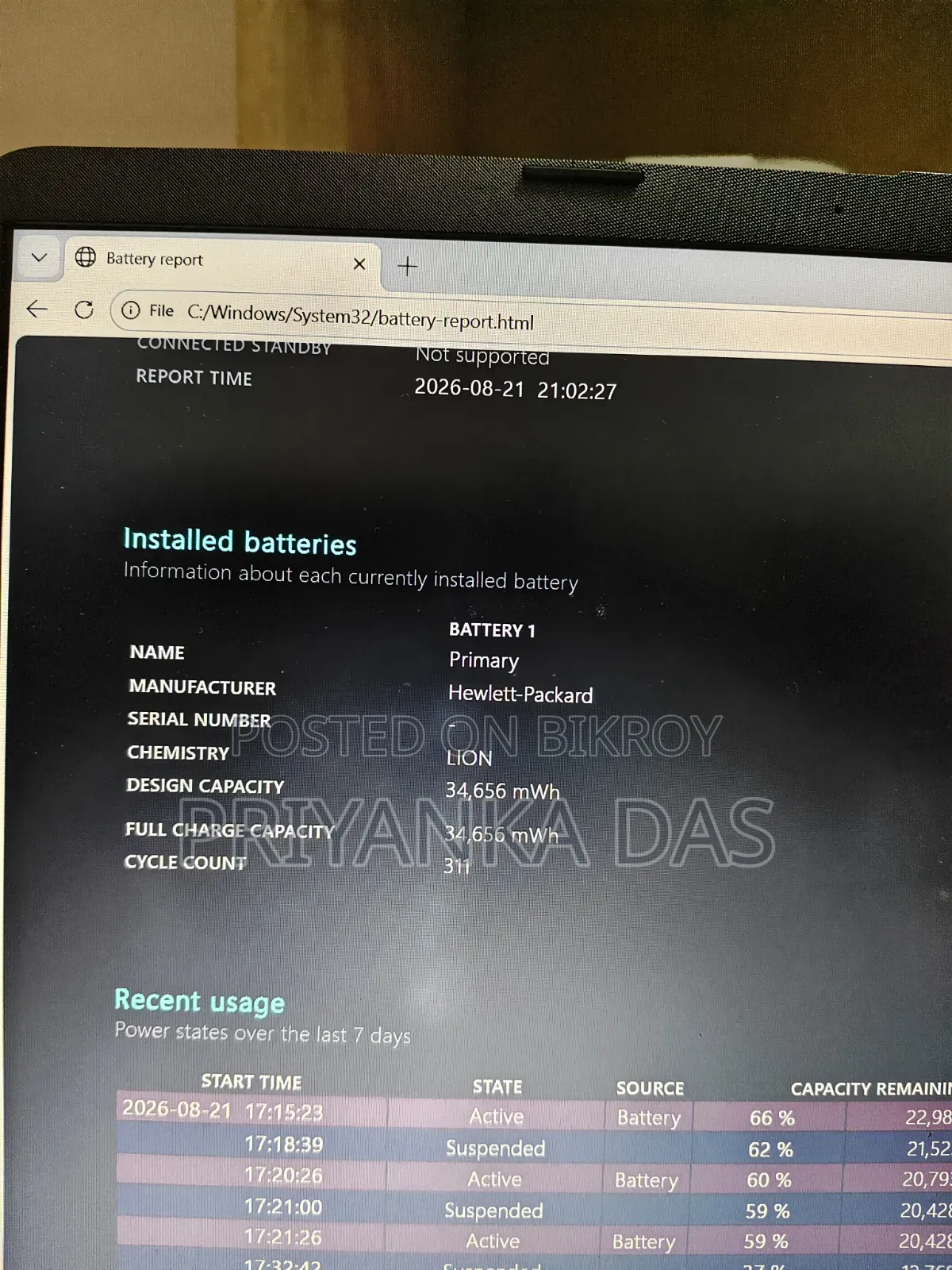 Laptop HP 15s 4GB AMD Ryzen 3 SSD 512GB
