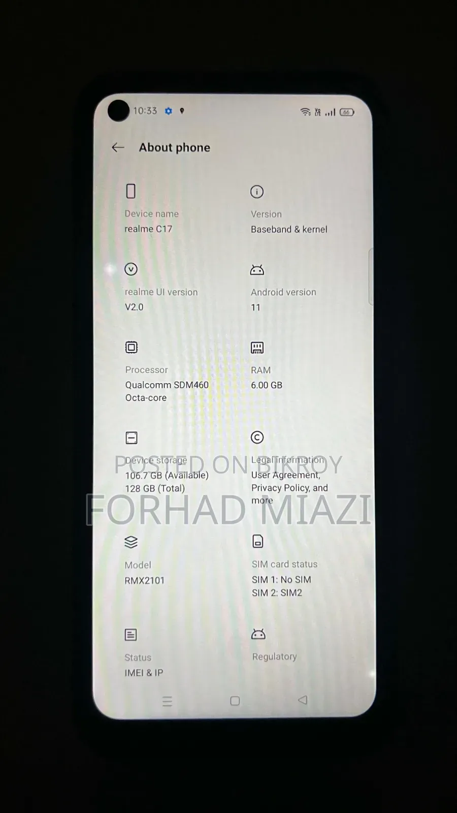 Realme C17 128 GB Blue