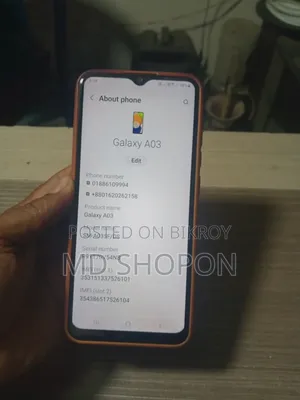 Samsung Galaxy A03 32 GB Black