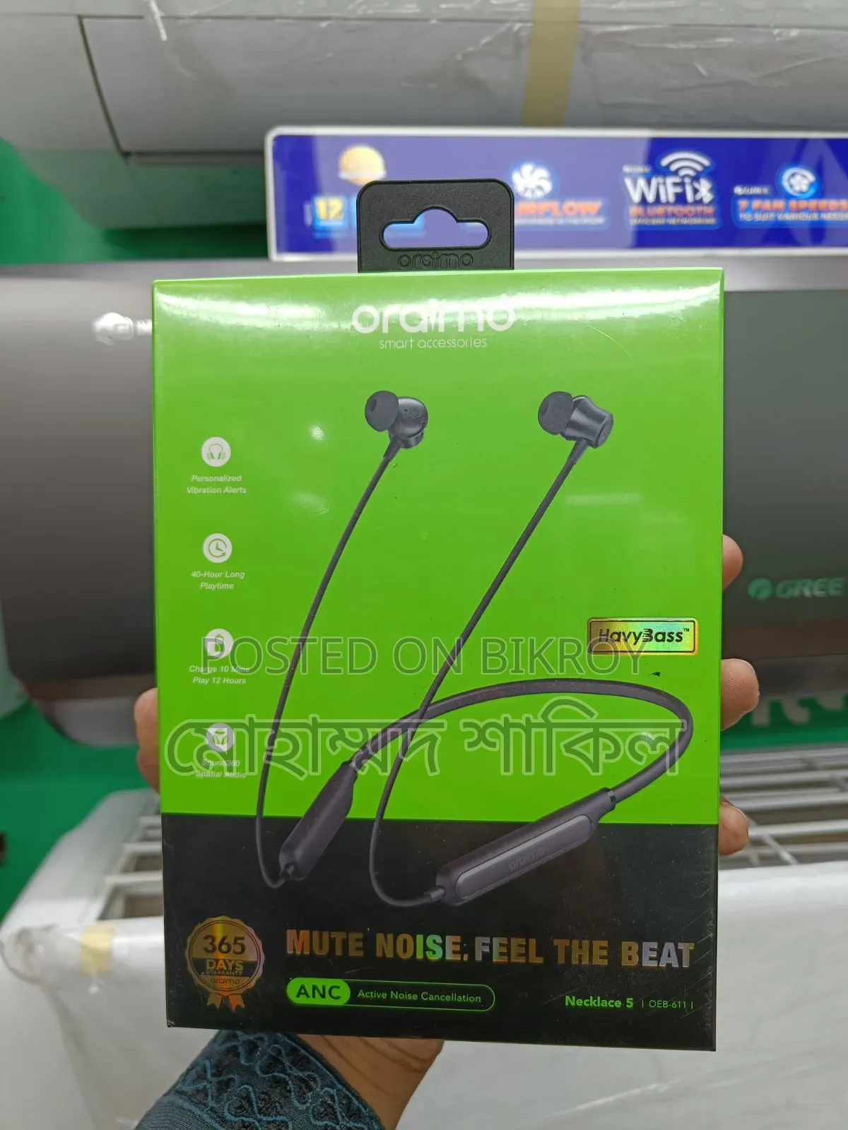 Oraimo Necklace 5 – ANC Bluetooth Neckband