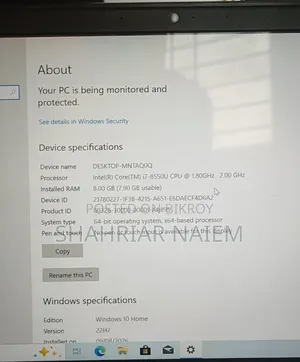 Laptop Lenovo ThinkPad E480 8GB Intel Core i7 HDD+SSD 1T