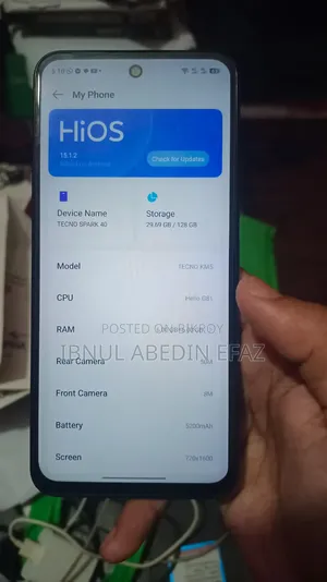 Tecno Spark 40 128 GB Black