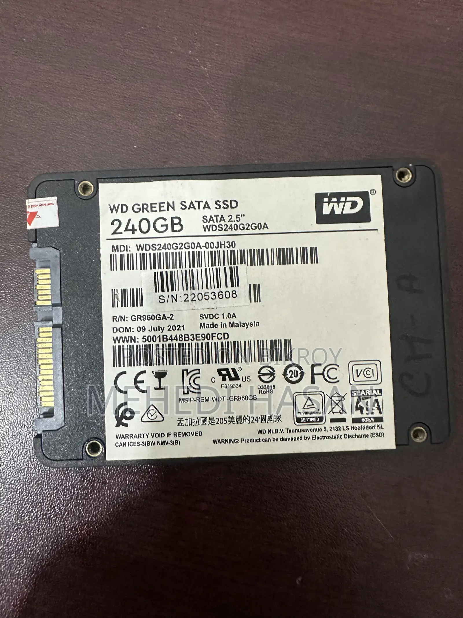 SSD Card 240GB