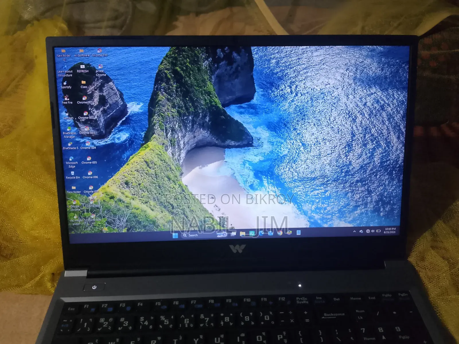 Laptop 8GB Intel Core i5 HDD+SSD 512GB