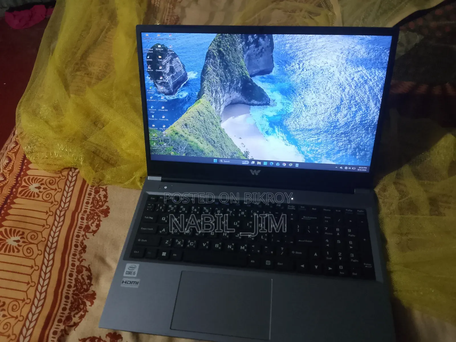 Laptop 8GB Intel Core i5 HDD+SSD 512GB