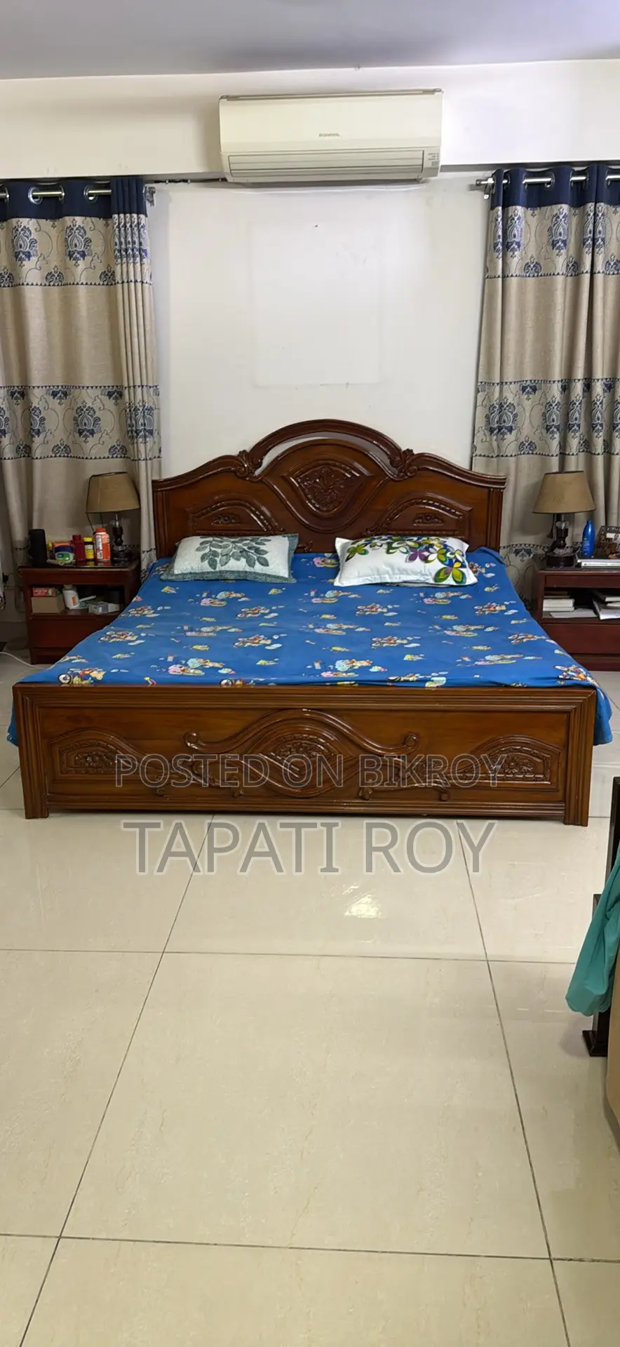 Teak Wood Bed