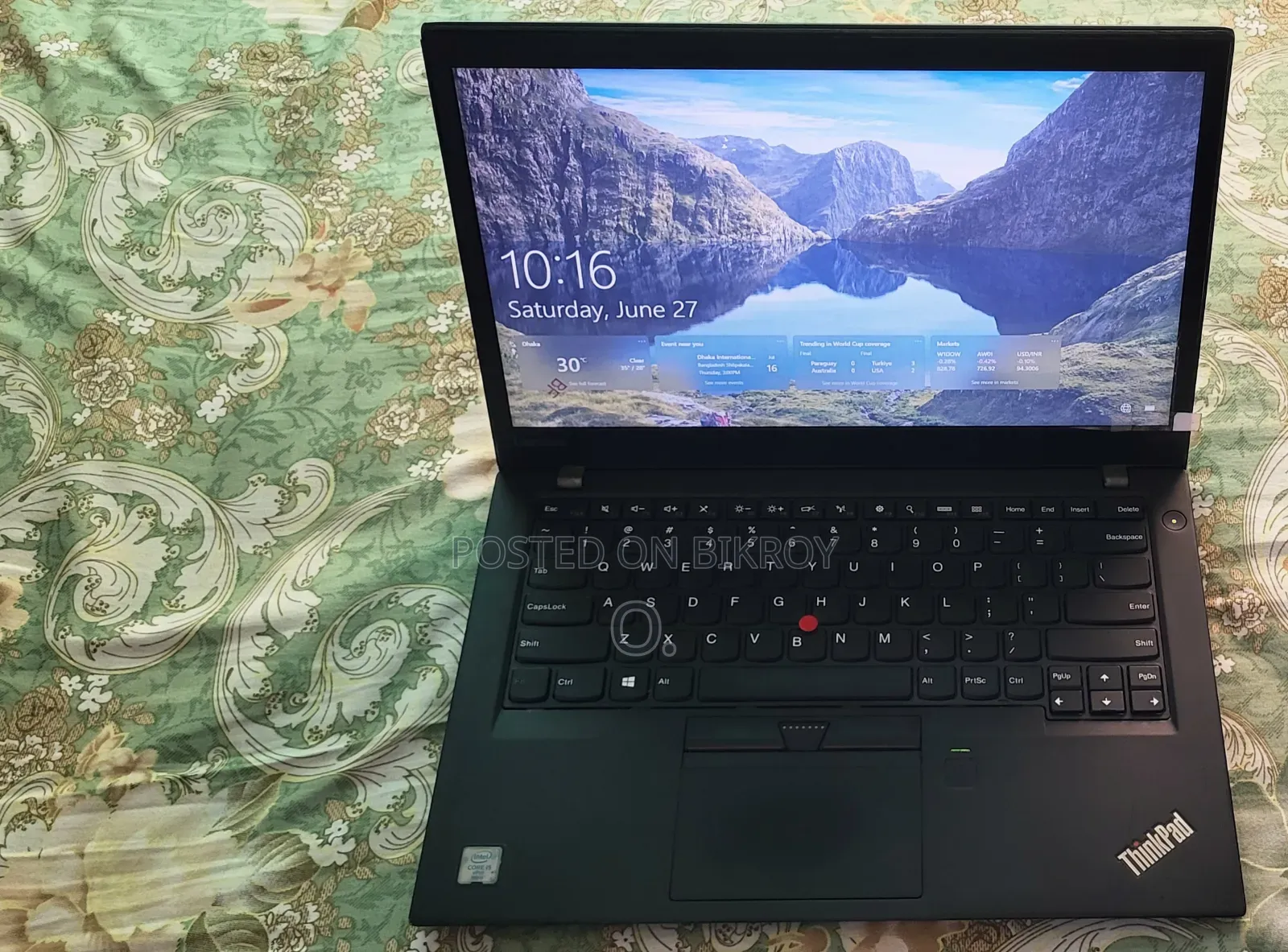 Laptop Lenovo ThinkPad T470s 4GB Intel Core I5 SSD 256GB