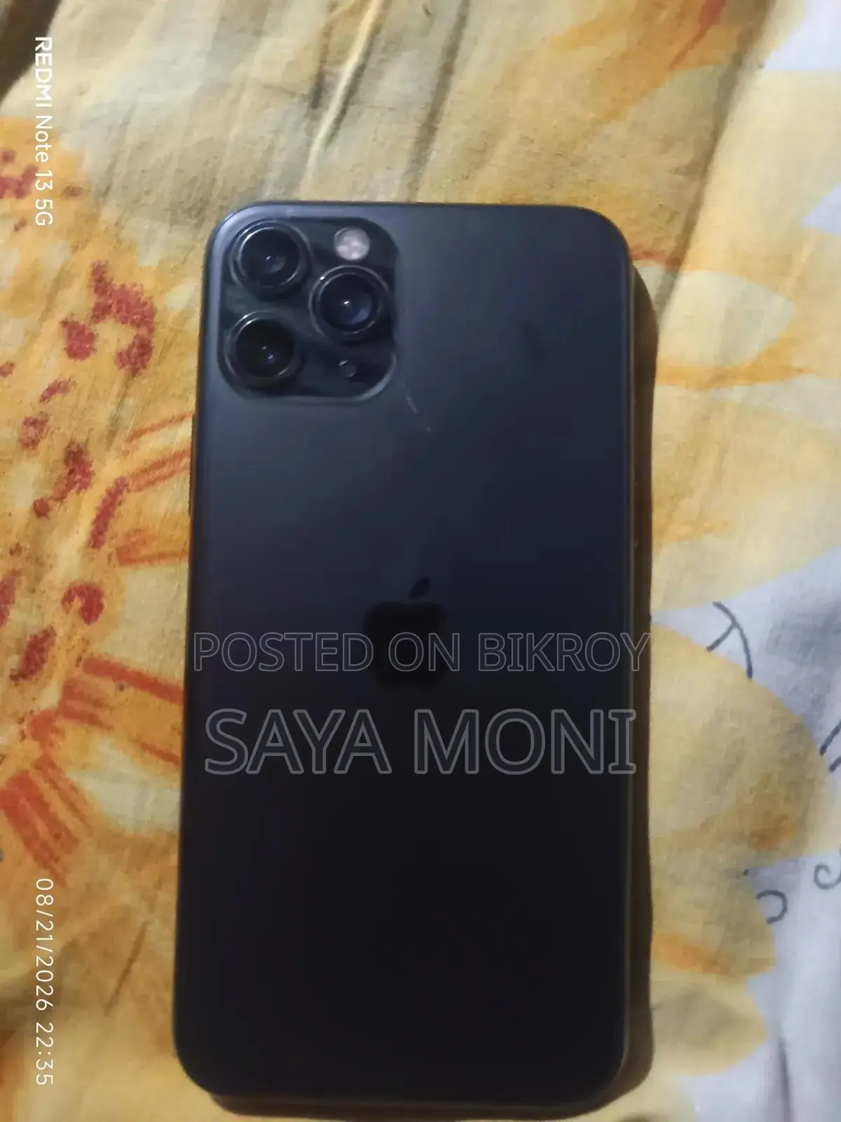 অ্যাপল আইফোন ১১ প্রো ২৫৬ জিবি ব্ল্যাক