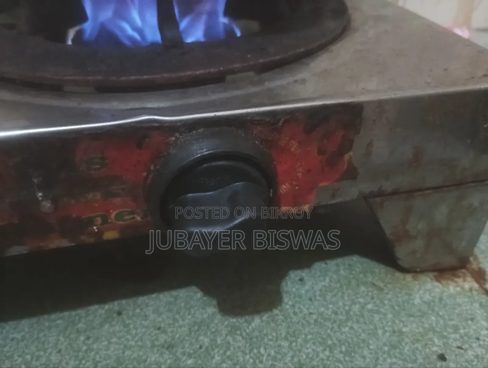 ডাবল বার্নার স্টেইনলেস স্টিল গ্যাস স্টোভ