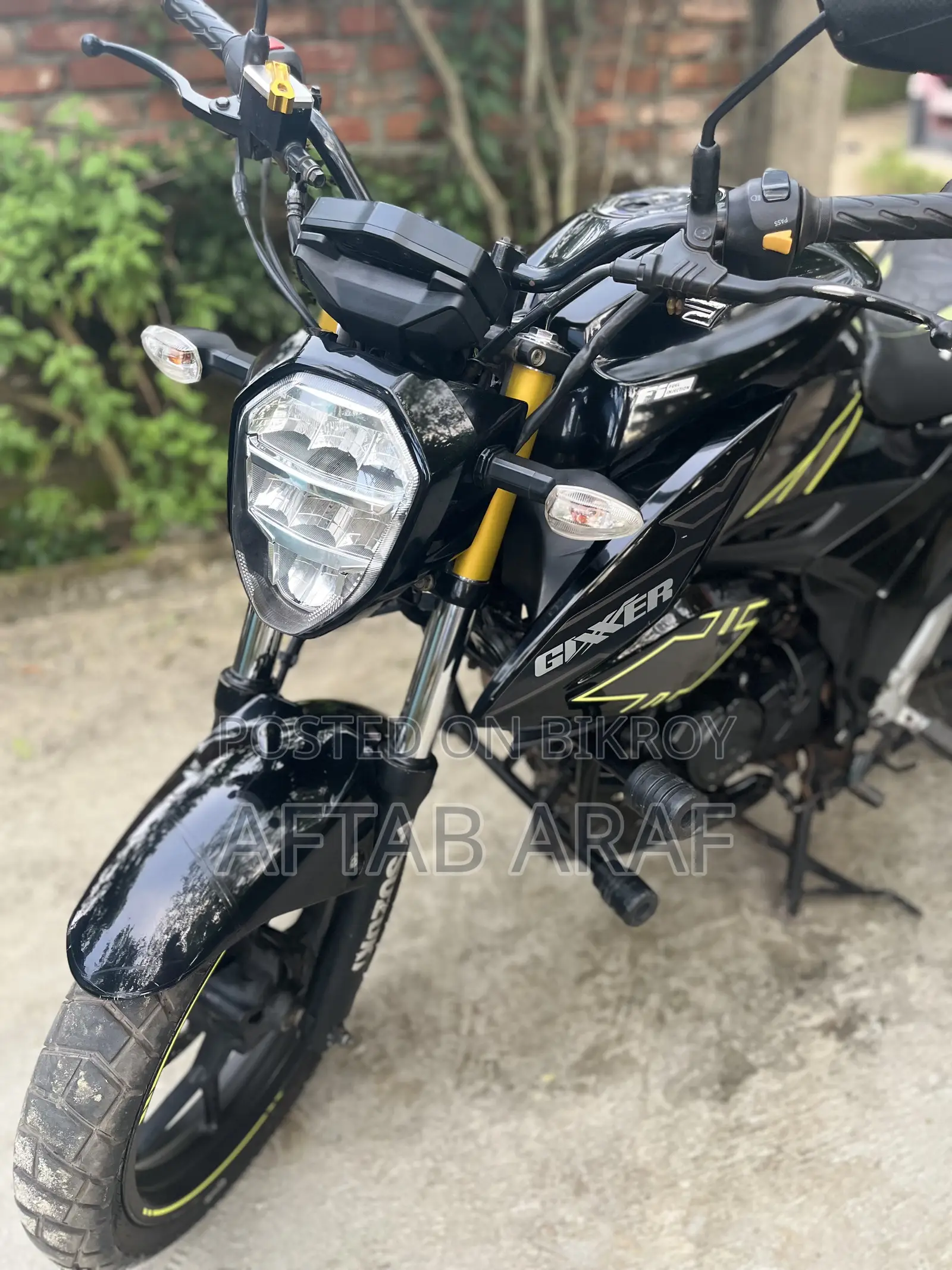 New Suzuki Gixxer 2023 Black