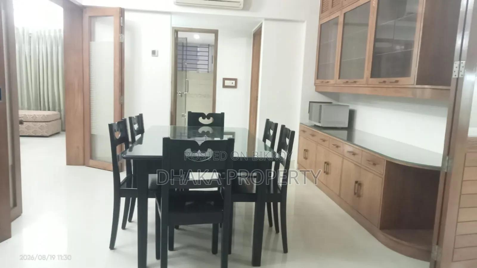 Furnished 3-Bedroom Apartment in Gulshan for Rent