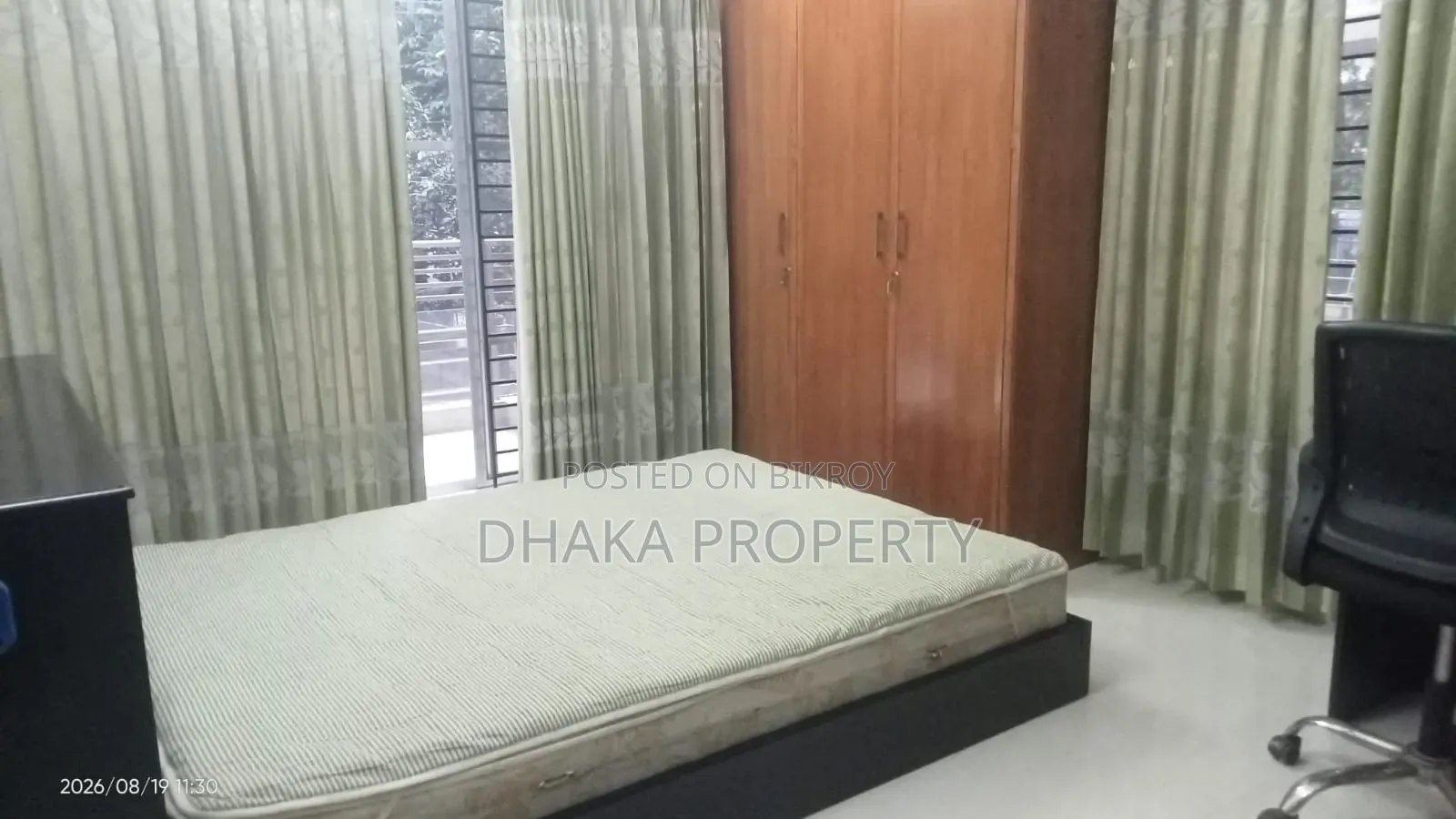 Furnished 3-Bedroom Apartment in Gulshan for Rent