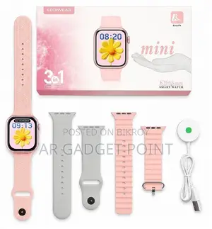 KW68 Mini Smartwatch Combo Set – The Ultimate Blend of Style and Technology!