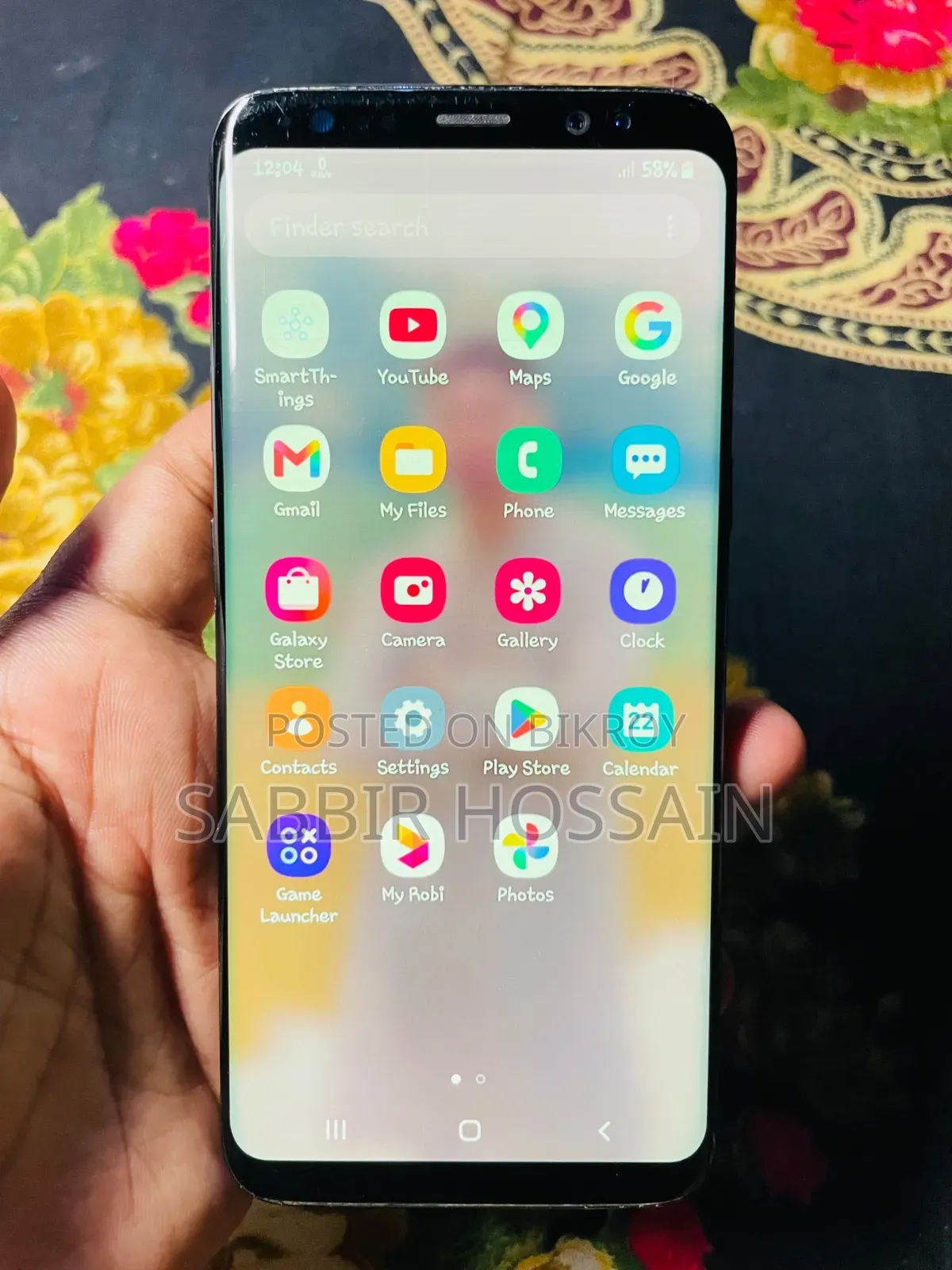 স্যামসাং গ্যালাক্সি এস৮ ৬৪ জিবি ব্ল্যাক