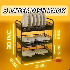 3 Layer Dish Rack