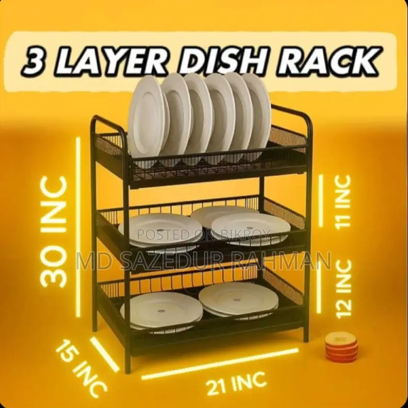 3 Layer Dish Rack