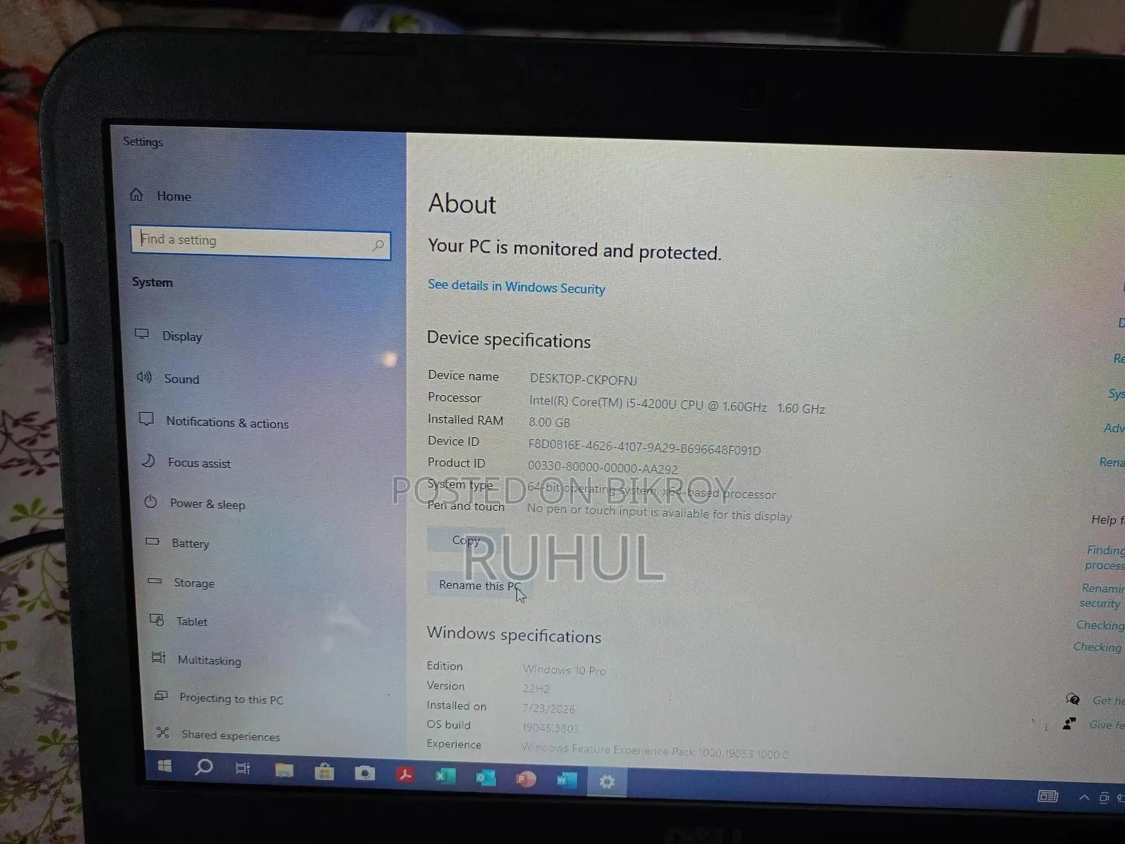 Laptop Dell Inspiron 14R 8GB Intel Core i5 HDD 500GB