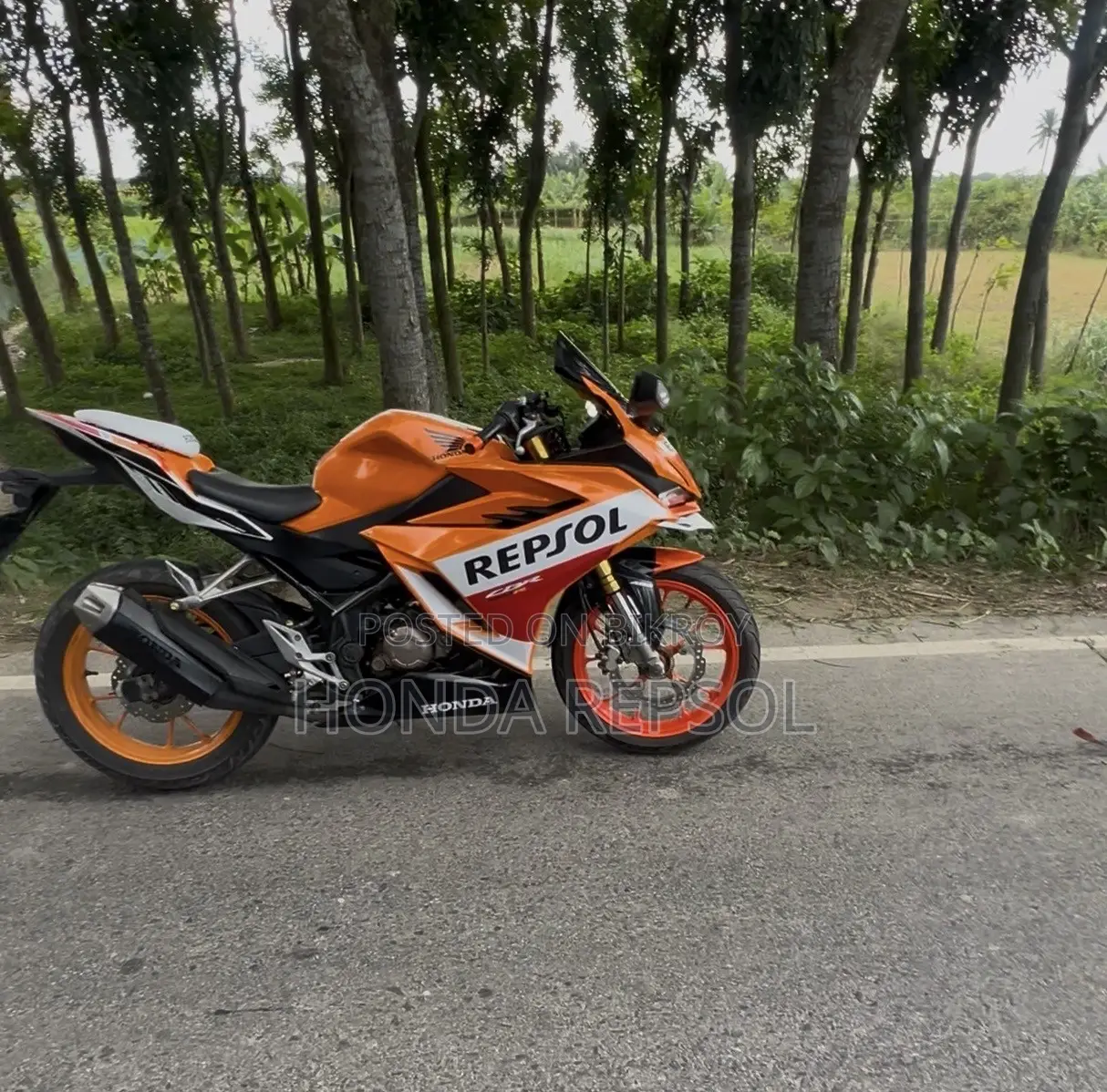 Honda CBR 2022 Orange