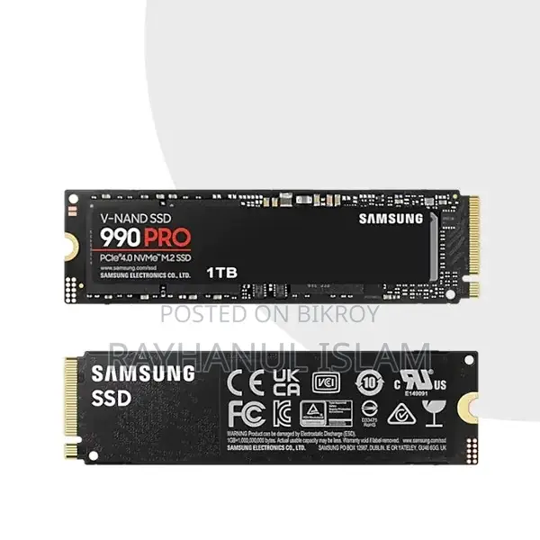 Samsung 990 Pro 1TB PCIe 4.0 M.2 NVMe SSD