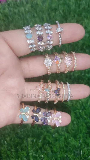 Exclusive Crystal Stone Finger Ring Collection!