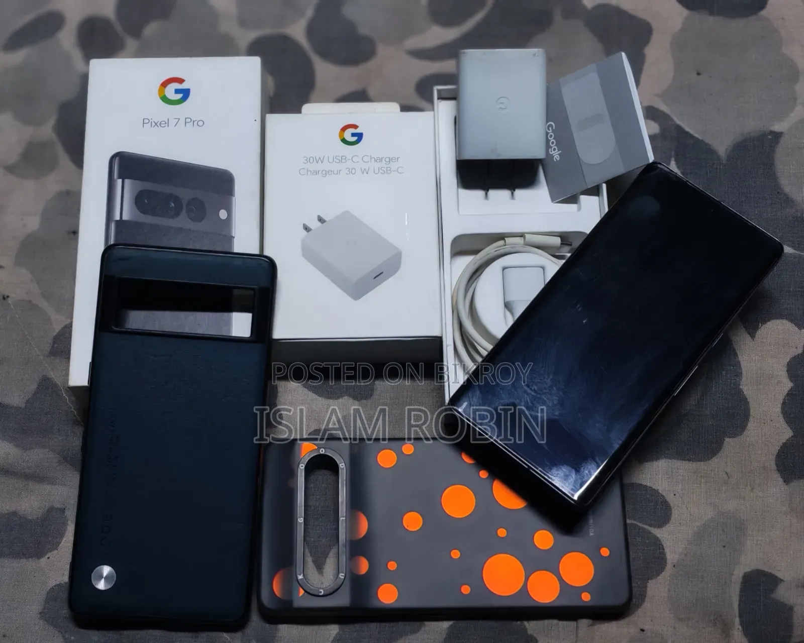 গুগল পিক্সেল ৭ প্রো ১২৮ জিবি কালো