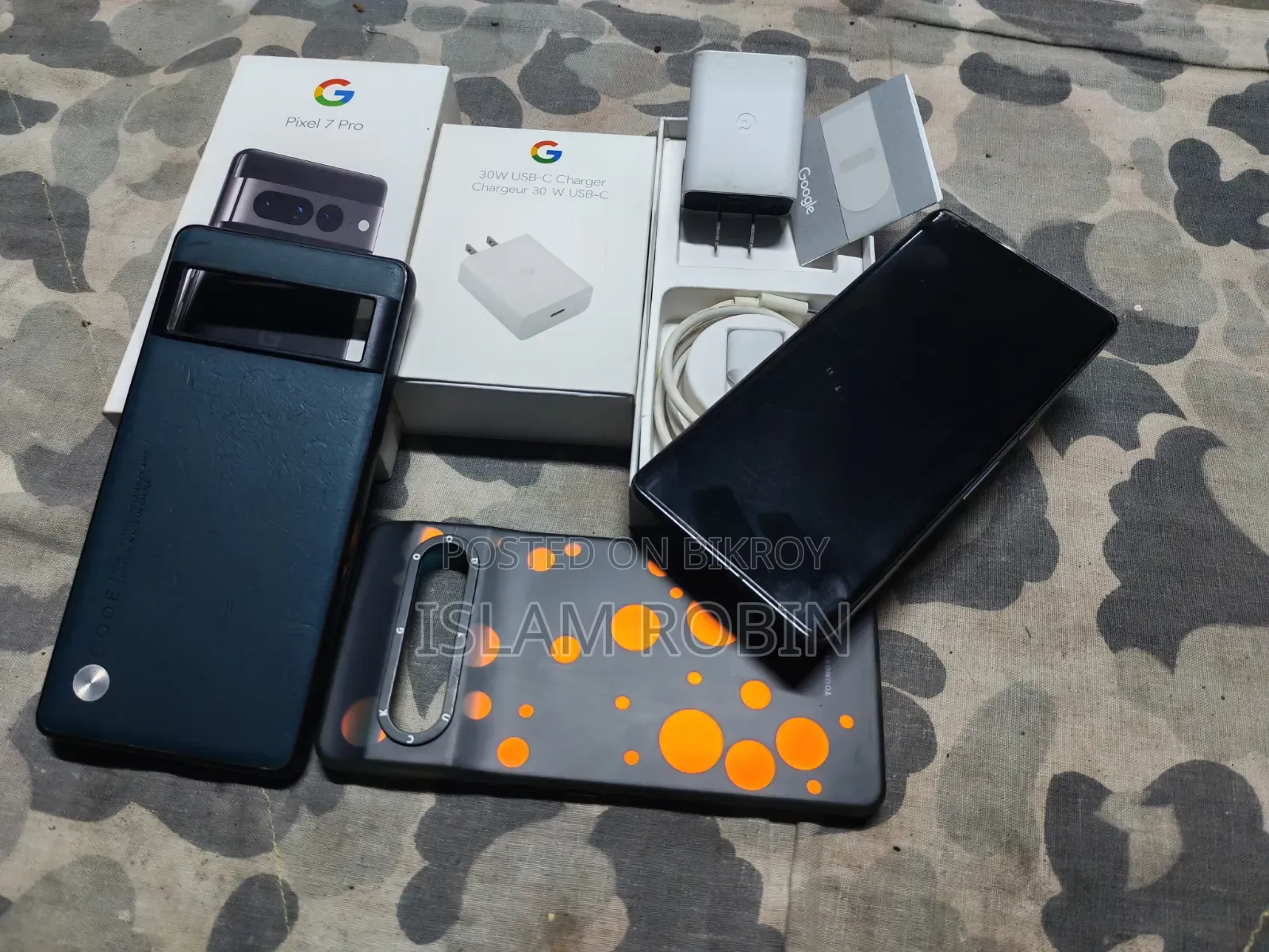 গুগল পিক্সেল ৭ প্রো ১২৮ জিবি কালো