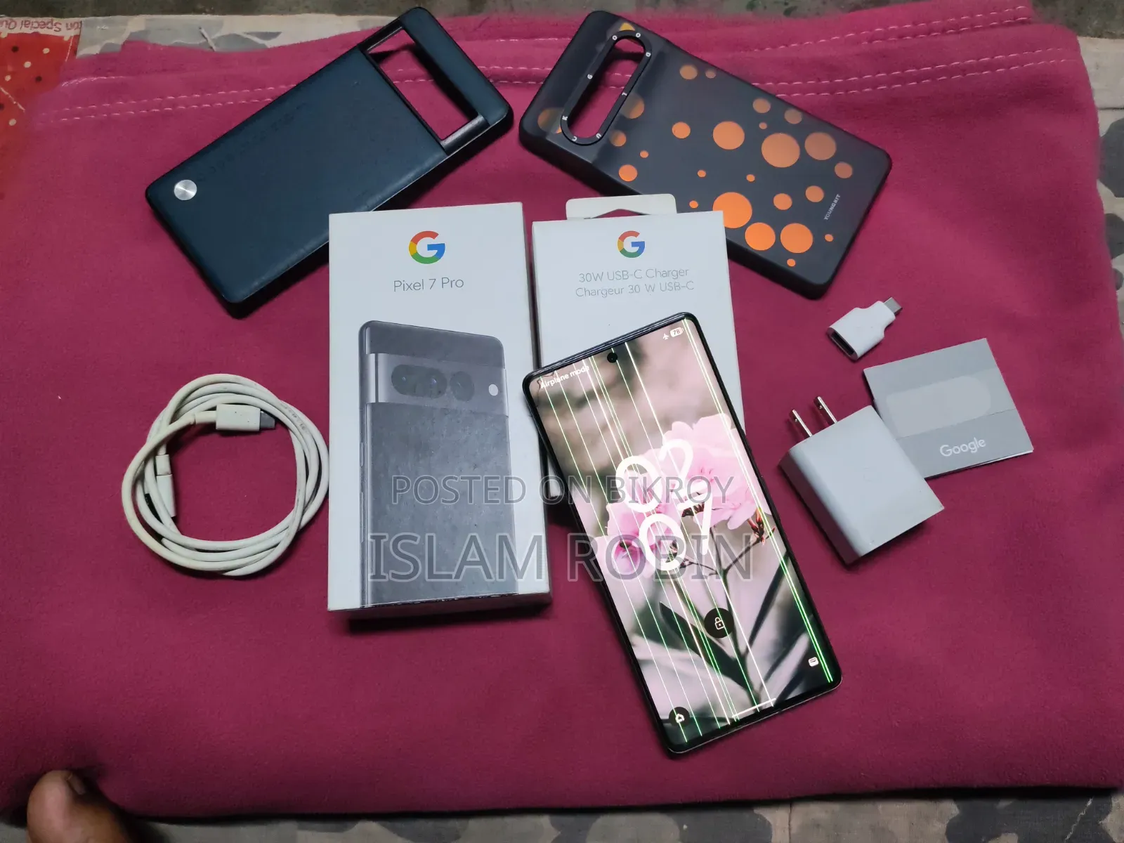 গুগল পিক্সেল ৭ প্রো ১২৮ জিবি কালো