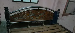 Large Wooden Bed